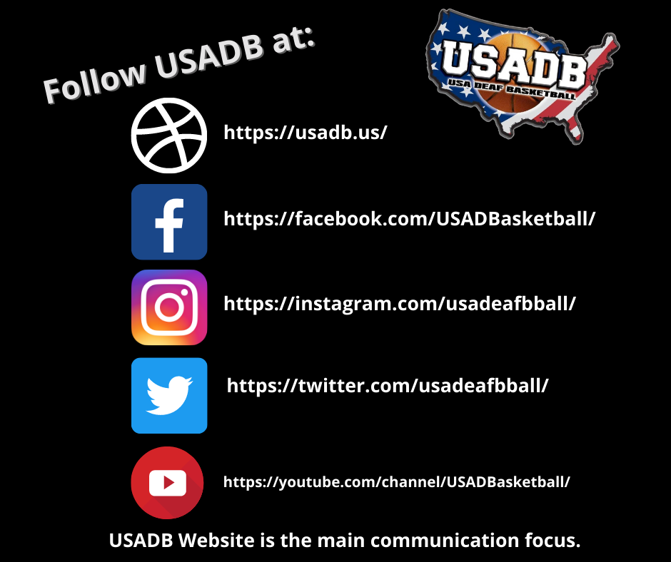 Follow USADB on Social Platforms